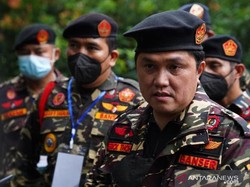 Erick Thohir Resmi Dilantik Jadi Anggota Kehormatan Banser