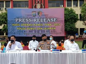 Polda Sumut Tangkap 147 Bandit Saat Operasi Kancil Toba 2021