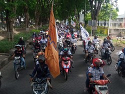 Antisipasi Anarkis, Polrestabes Surabaya Koordinasi dengan Tokoh Serikat Buruh