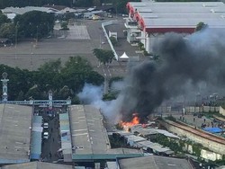 9 Kios di Benjamin Sueb Jakpus Terbakar, Diduga Dipicu Korsleting