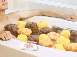 Siap-siap Lapar, Bisa Menikmati Aroma Mie Instan Sambil Berendam