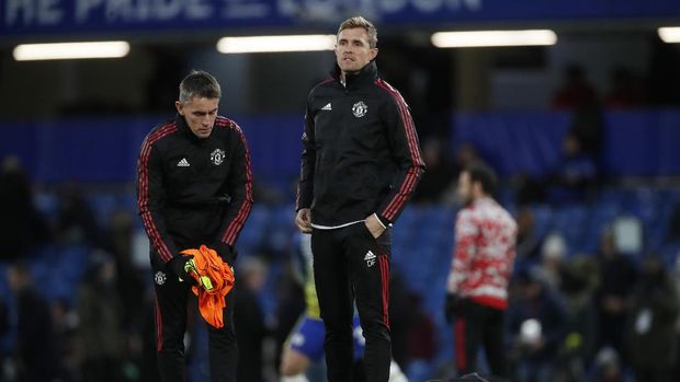 Soccer Football - Premier League - Chelsea v Manchester United - Stamford Bridge, London, Britain - November 28, 2021 Manchester United technical director Darren Fletcher before the match Action Images via Reuters/Matthew Childs EDITORIAL USE ONLY. No use with unauthorized audio, video, data, fixture lists, club/league logos or 'live' services. Online in-match use limited to 75 images, no video emulation. No use in betting, games or single club /league/player publications.  Please contact your account representative for further details.