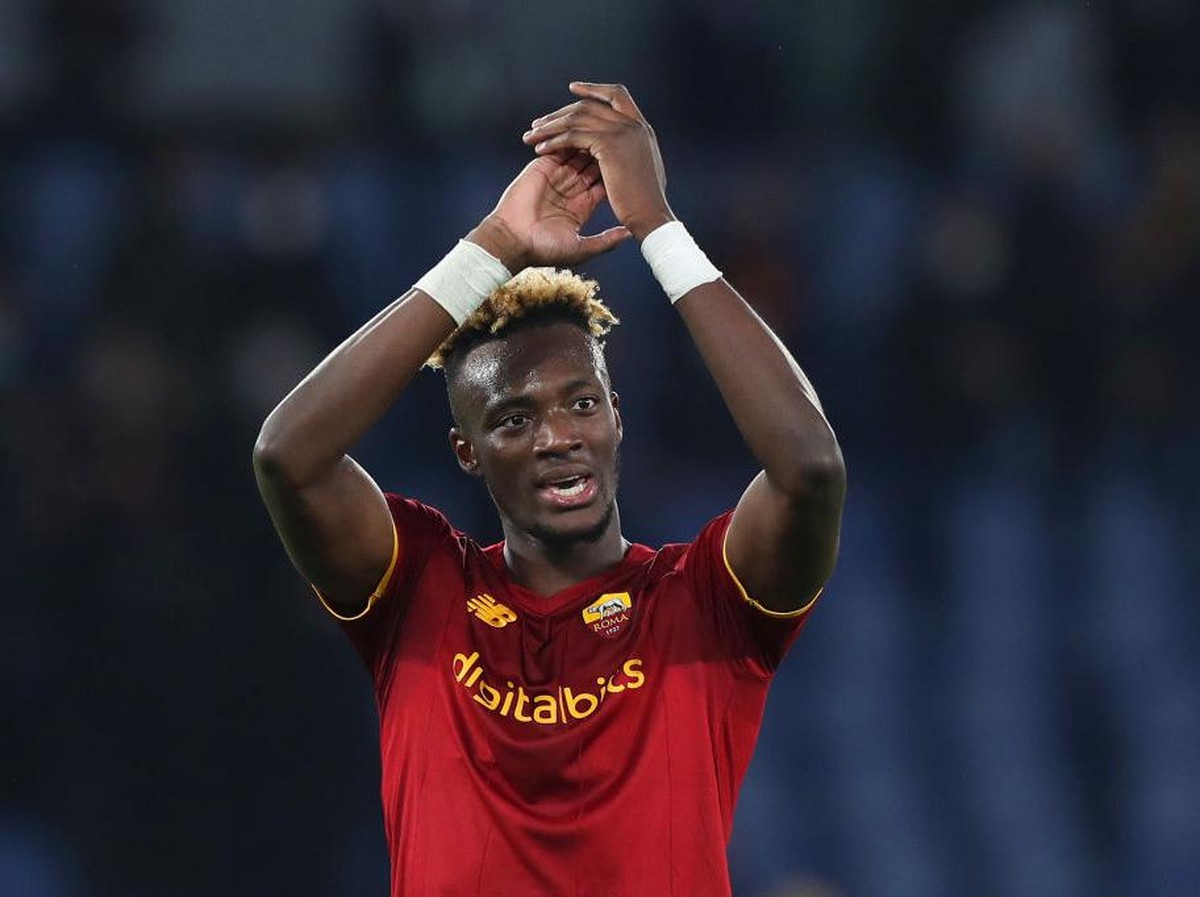 Tammy Abraham dituntut lebih kalem agar bisa tampil lebih produktif untuk AS Roma. (Foto: Getty Images/Paolo Bruno)