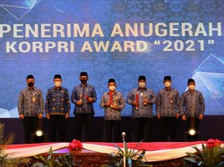 Dukung Proker KORPRI, TASPEN Raih Penghargaan di KORPRI Award 2021