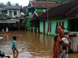 3 Desa di Labuan Pandeglang Tergenang Banjir, 141 KK Terdampak