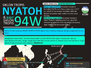 Dampak Siklon Nyatoh dan 2 Bibit Siklon Tropis di Indonesia Dampak Siklon Nyatoh dan 2 Bibit Siklon Tropis di Indonesia