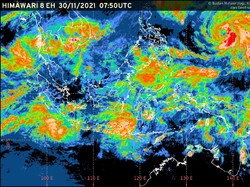 RI Dikepung Siklon Tropis Nyatoh-2 Bibit Siklon, 13 Daerah Diminta Waspada