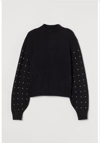 zara studded jumper