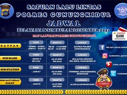 Jadwal SIM Keliling di Gunungkidul Bulan Desember, Cek di Sini