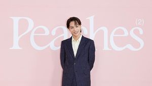 Penampilan Keren Kai EXO saat Jumpa Pers Peaches