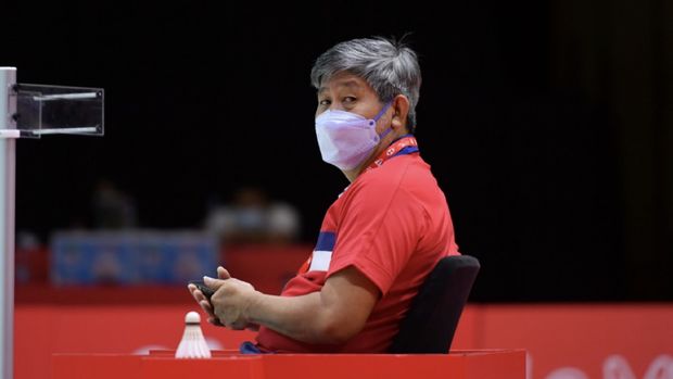 Latihan tim ganda putra Indonesia Jelang BWF World Tour Finals 2021