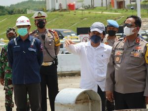 Bendungan Gongseng Diresmikan Jokowi, Polisi Siap Patroli Objek Vital Bendungan Gongseng Diresmikan Jokowi, Polisi Siap Patroli Objek Vital