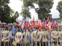 Massa Buruh Tolak Audiensi dengan Wagub Jabar: Tak Selesaikan Persoalan