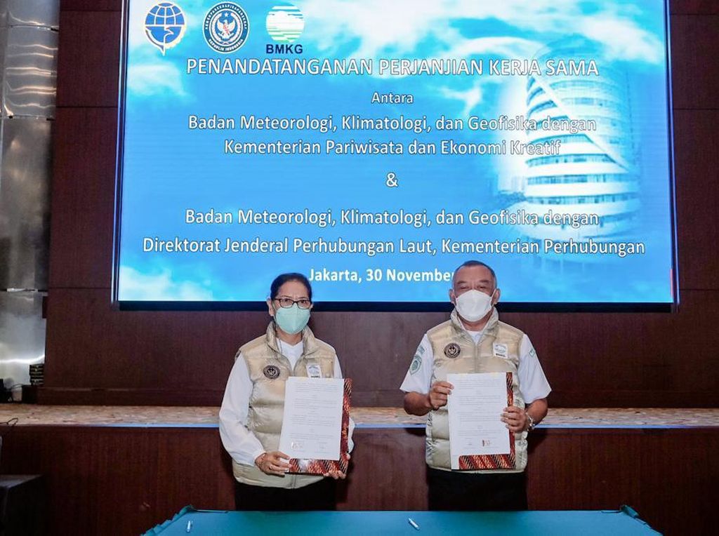 Gandeng BMKG, Kemenparekraf Perkuat Mitigasi Bencana di Sektor Wisata Gandeng BMKG, Kemenparekraf Perkuat Mitigasi Bencana di Sektor Wisata