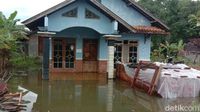 Sungai Silugonggo Meluap, Permukiman di Pati Terendam Banjir