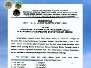 Hore... Wisata Bromo Kembali Dibuka, Tapi Jangan Lupa Tetap Prokes