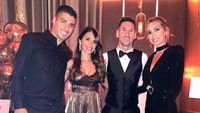 7 Gaya Istri Lionel Messi di Ballon dOr, Diminta Minggir & Ditatap Tajam Suami