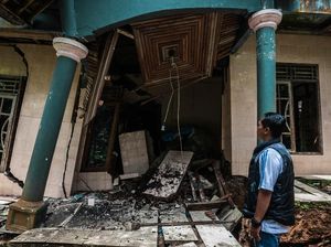 8 Rumah Rusak Gegara Pergerakan Tanah di Lebak 8 Rumah Rusak Gegara Pergerakan Tanah di Lebak