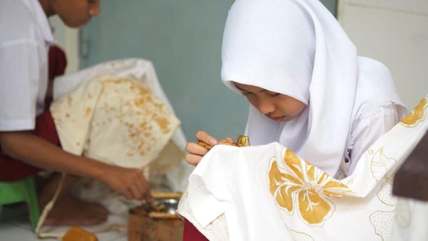 Gali Potensi Pembatik Cilik di Gunungkidul