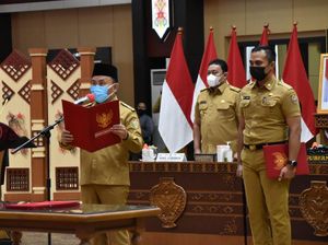 Gubernur Kalteng Lantik Pejabat Baru, Minta Bikin Terobosan