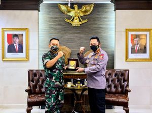 Dikunjungi KSAD Dudung, Kapolri: Sinergitas TNI-Polri Makin Dioptimalkan