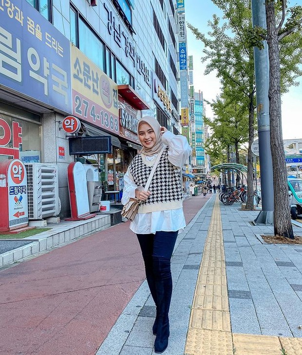 Outfit musim dingin di Korea ala Bianca Kartika/instagram.com/biancakartika