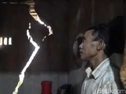 14 Rumah Warga Pandeglang Retak-retak Terdampak Pergerakan Tanah
