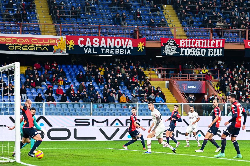 GENOA, ITALY - DECEMBER 1: Andriy Shevchenko head coach of Genoa in action during the Serie A match between Genoa CFC and AC Milan at Stadio Luigi Ferraris on December 1, 2021 in Genoa, Italy. (Photo by Getty Images)