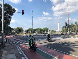 Kawasan Patung Kuda dan Monas Sudah Dibuka Lagi Sore Ini, Lalin Lancar