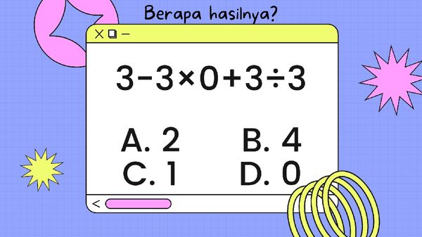 Teka-teki Matematika Ini Sempat Viral, Banyak yang Salah Jawab