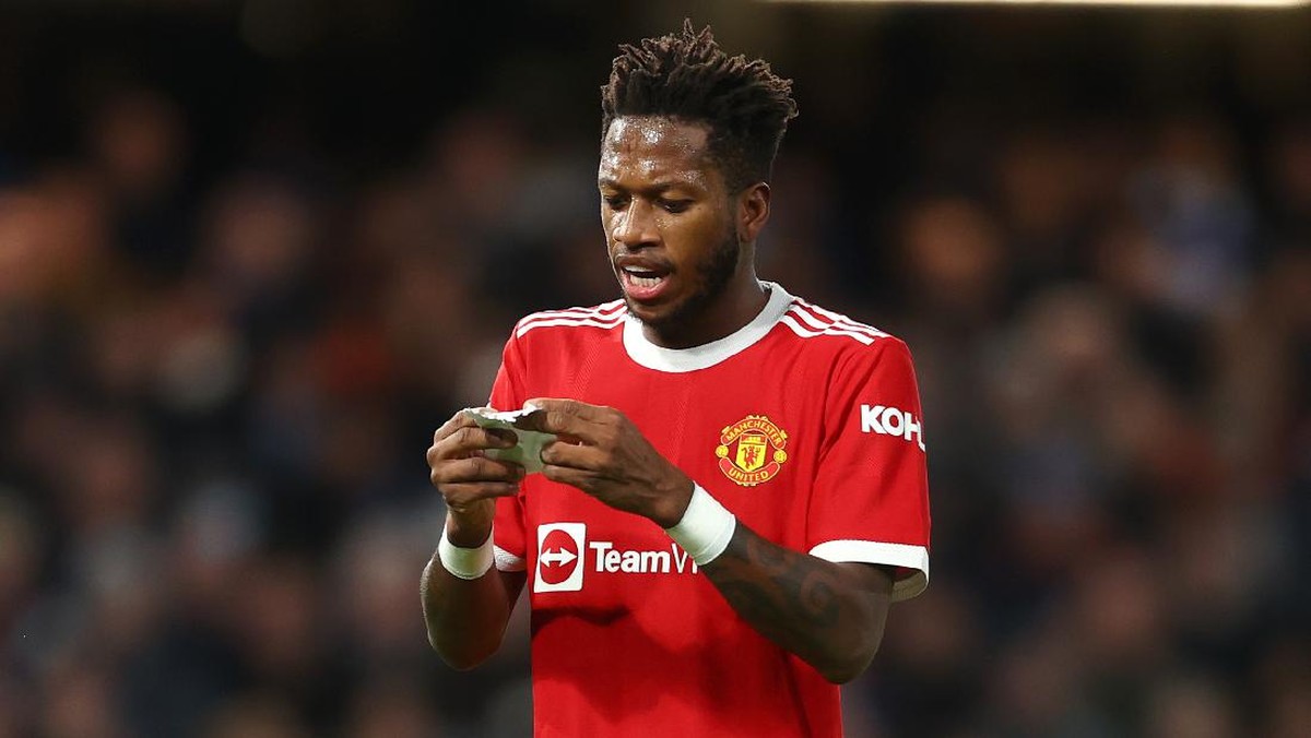 Fred dicemooh fans MU, sekaligus disayang Michael Carrick. (Foto: Getty Images/Clive Rose)