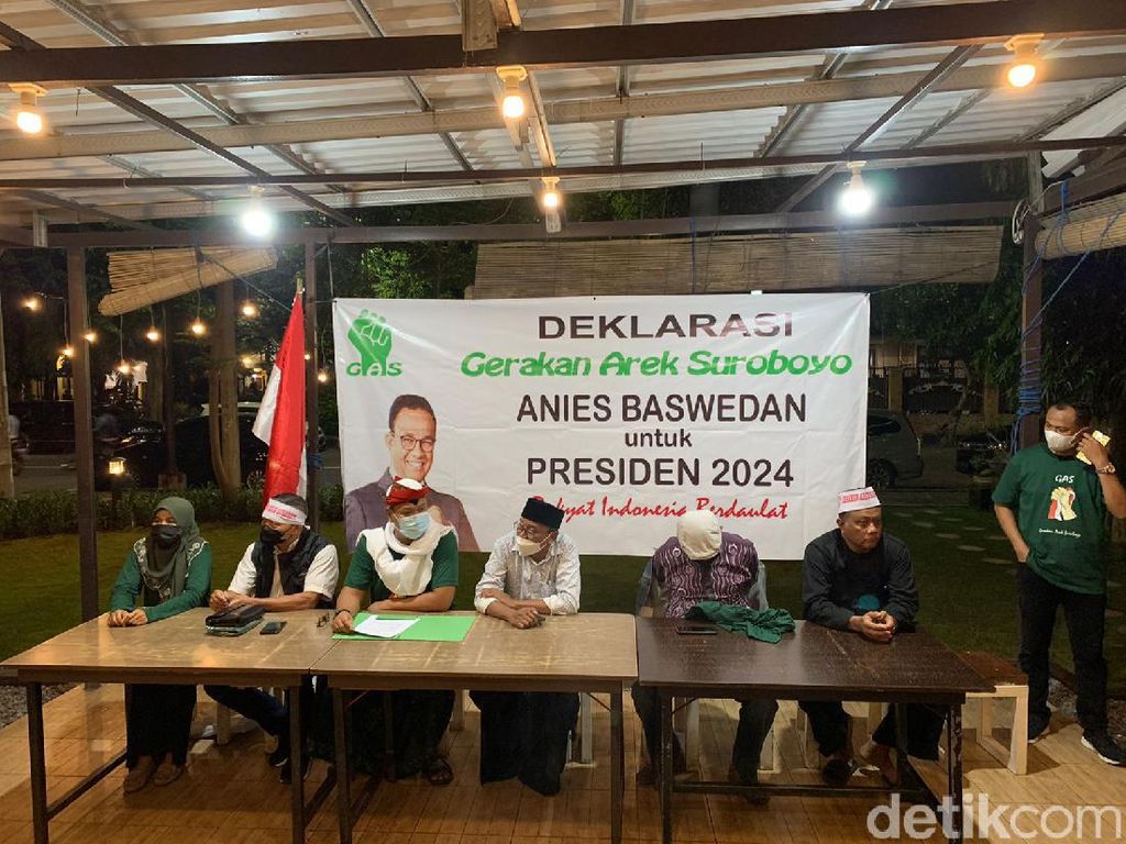 Gerakan Arek Suroboyo Deklarasi Anies Baswedan untuk Presiden 2024