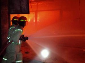 Gudang Penetasan Telur Bebek di Jombang Ludes Terbakar