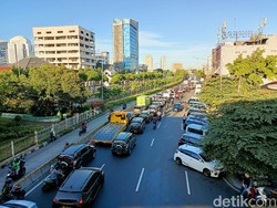Jalan Ir Juanda Jakpus Macet Parah Imbas Rekayasa Lalin Reuni 212