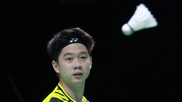 Kevin Sanjaya Sukamuljo/Marcus Fernaldi Gideon di BWF World Tour Finals. (Arsip PBSI)