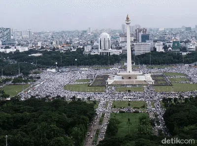 Melihat Lagi Aksi Reuni 212, Berawal Melawan Ahok hingga Jadi Agenda Tahunan