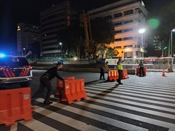 11 Titik ke Patung Kuda-Monas Ditutup, Tak Terkecuali untuk TransJakarta