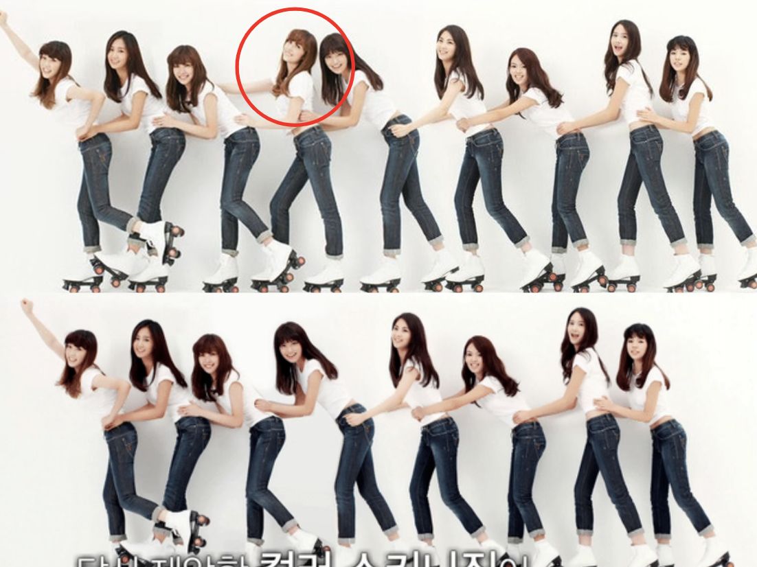Jessica Jung dihilangkan dalam foto SNSD