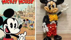 Keren! Seniman Jepang Bikin Karakter Animasi dari Balon