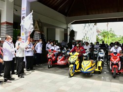 Bamsoet Lepas Ajang Rally Motor Listrik Perdana di Indonesia