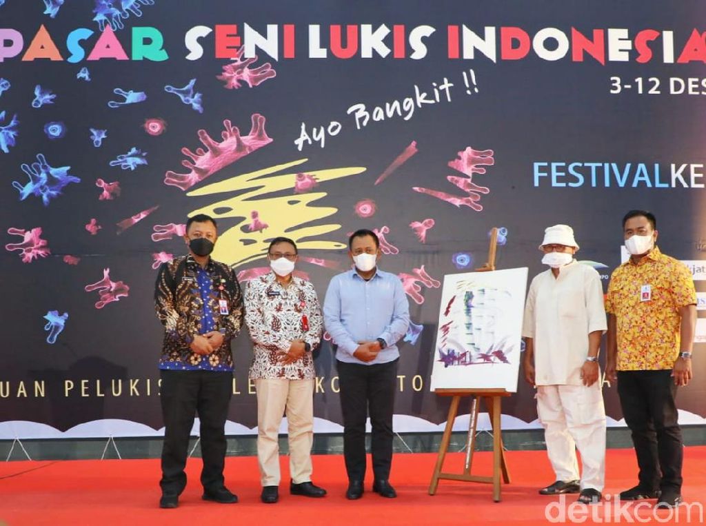 Pasar Seni Lukis Indonesia Dibuka, 140 Pelukis Pamerkan Karyanya