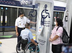 Layanan Digital Ramah Disabilitas di Stasiun MRT DKI Diluncurkan