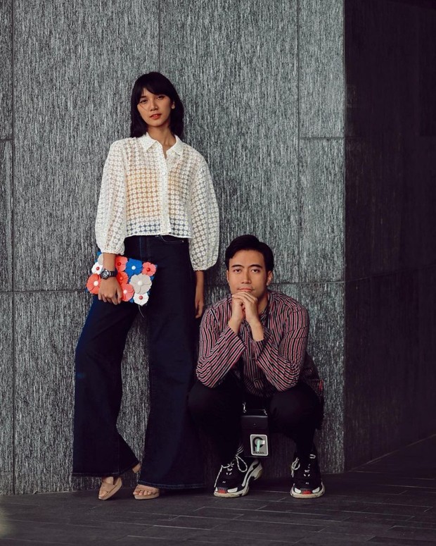 OOTD couple Sheila Dara Aisha dan Vidi Aldiano