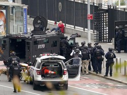 Tenteng Shotgun di Luar Markas PBB, Pria Paruh Baya Ditangkap