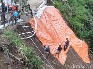 Kondisi Terkini Lokasi Longsor di Jurang Perbatasan TNGM Klaten