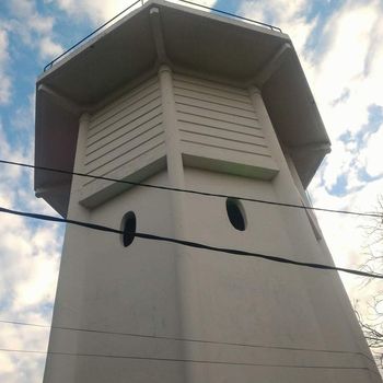 toren air di lamongan peninggalan belanda