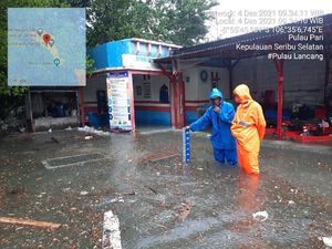Dampak Banjir Rob di Kepulauan Seribu