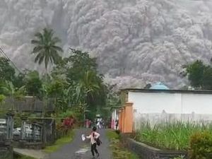 Erupsi Gunung Semeru, BNPB Imbau Warga Jauhi DAS Mujur-Curah Kobokan Erupsi Gunung Semeru, BNPB Imbau Warga Jauhi DAS Mujur-Curah Kobokan