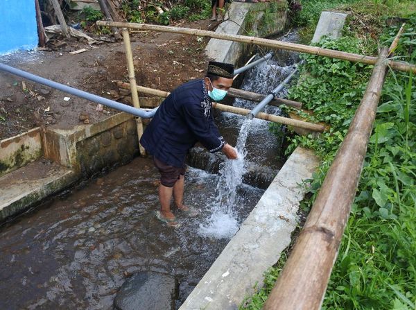 Horeee, Lahan Pertanian Ini Sudah Tersambung Pipa Pengairan