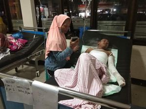 Salah Satu Korban Erupsi Gunung Semeru yang Luka Bakar Berusia 100 Tahun